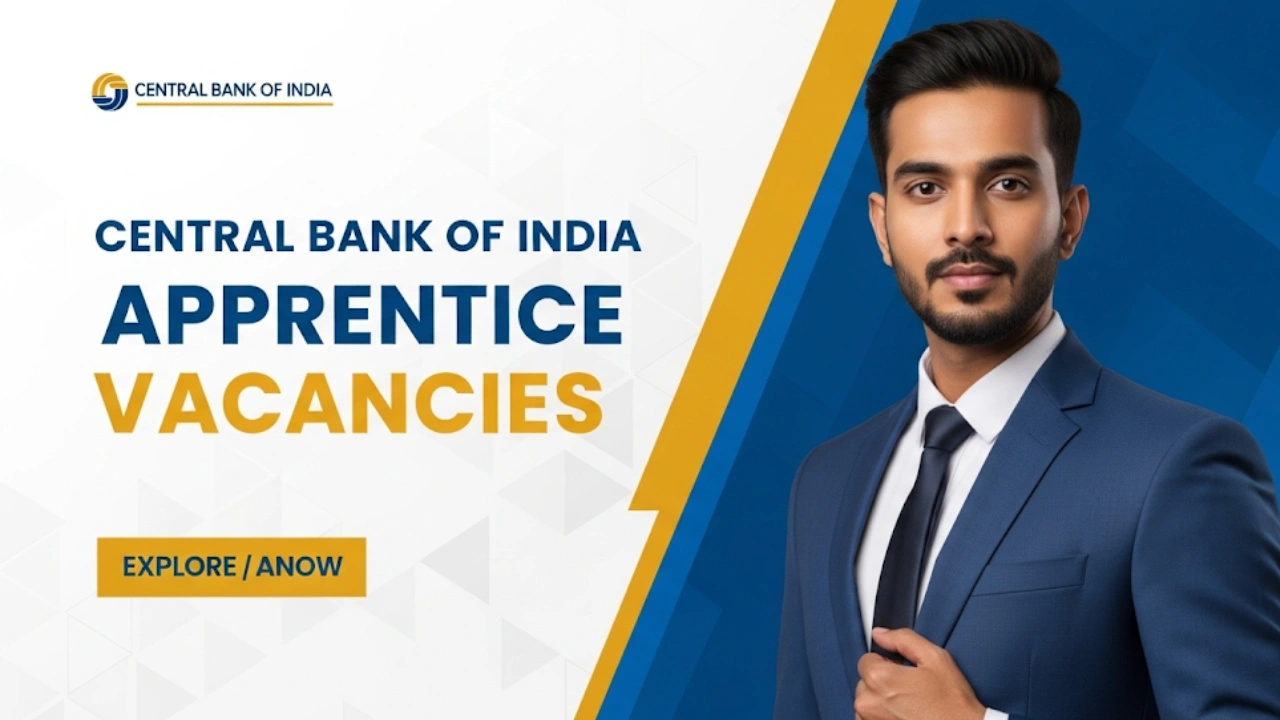Central Bank of India Apprentice Vacancies