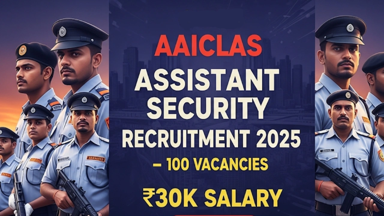 AAICLAS Assistant Security Recruitment