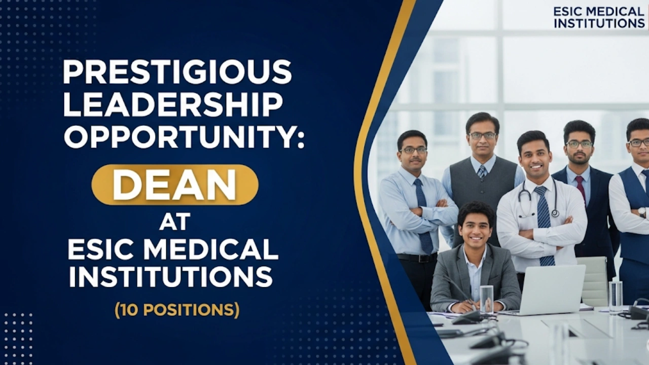 Dean at ESIC Medical Institutions