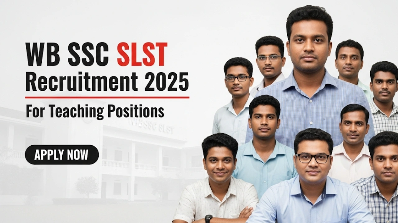 WB SSC SLST Recruitment 2025