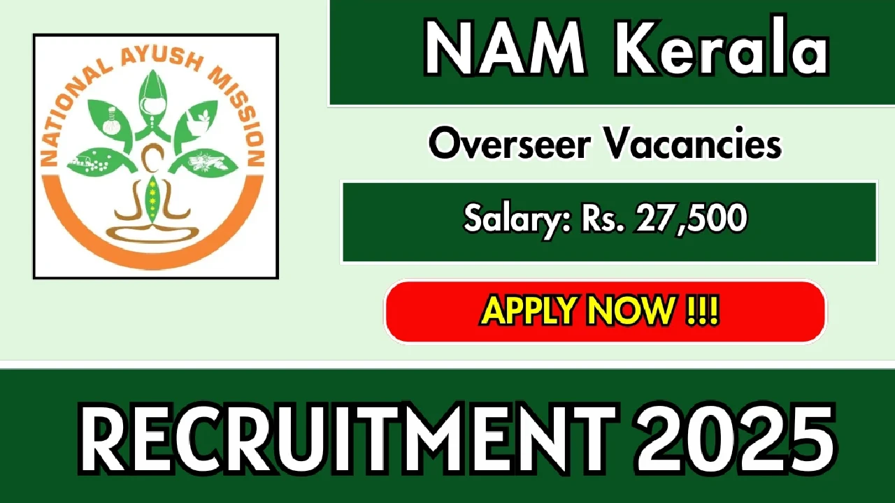 Recruitment at NAM Kerala 2025