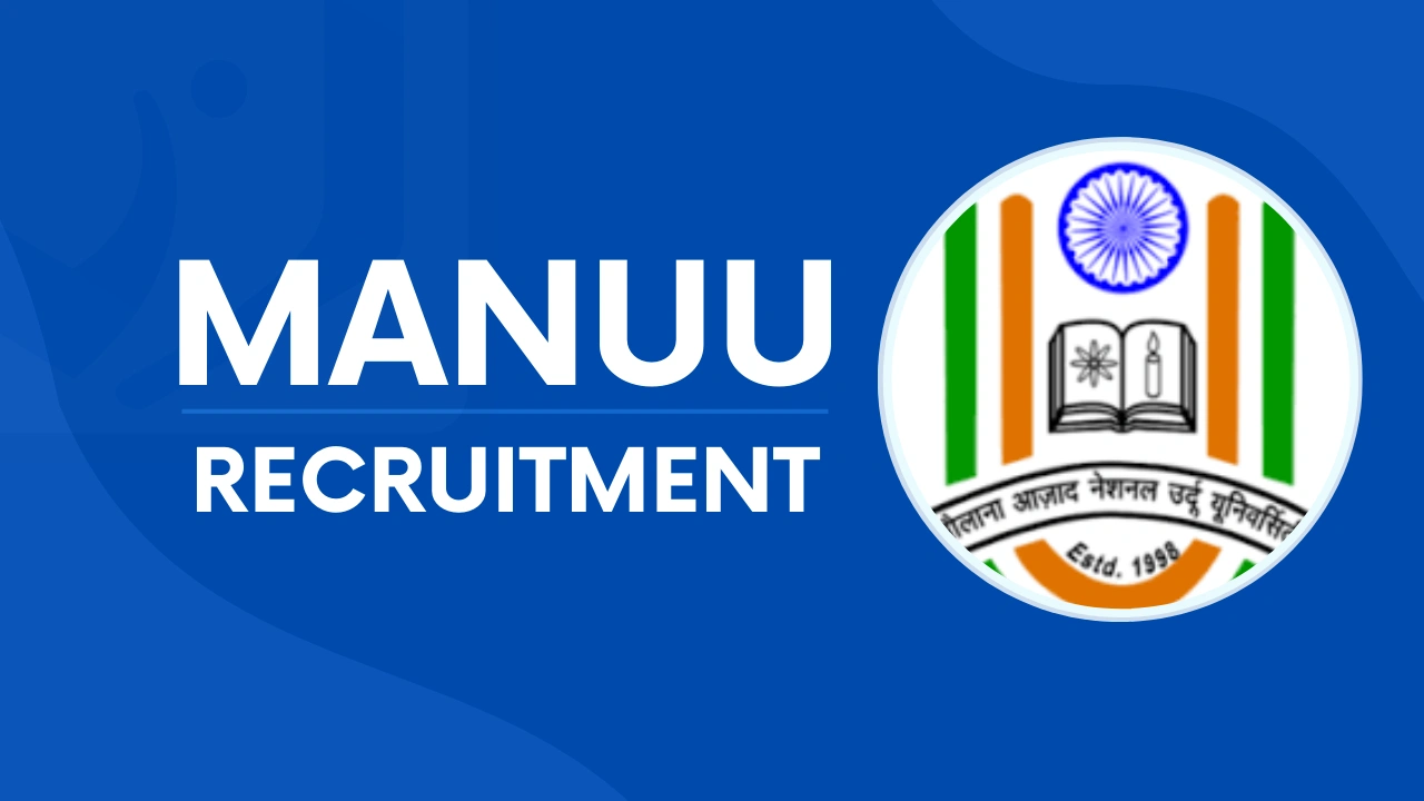 MANUU Guest Faculty Recruitment